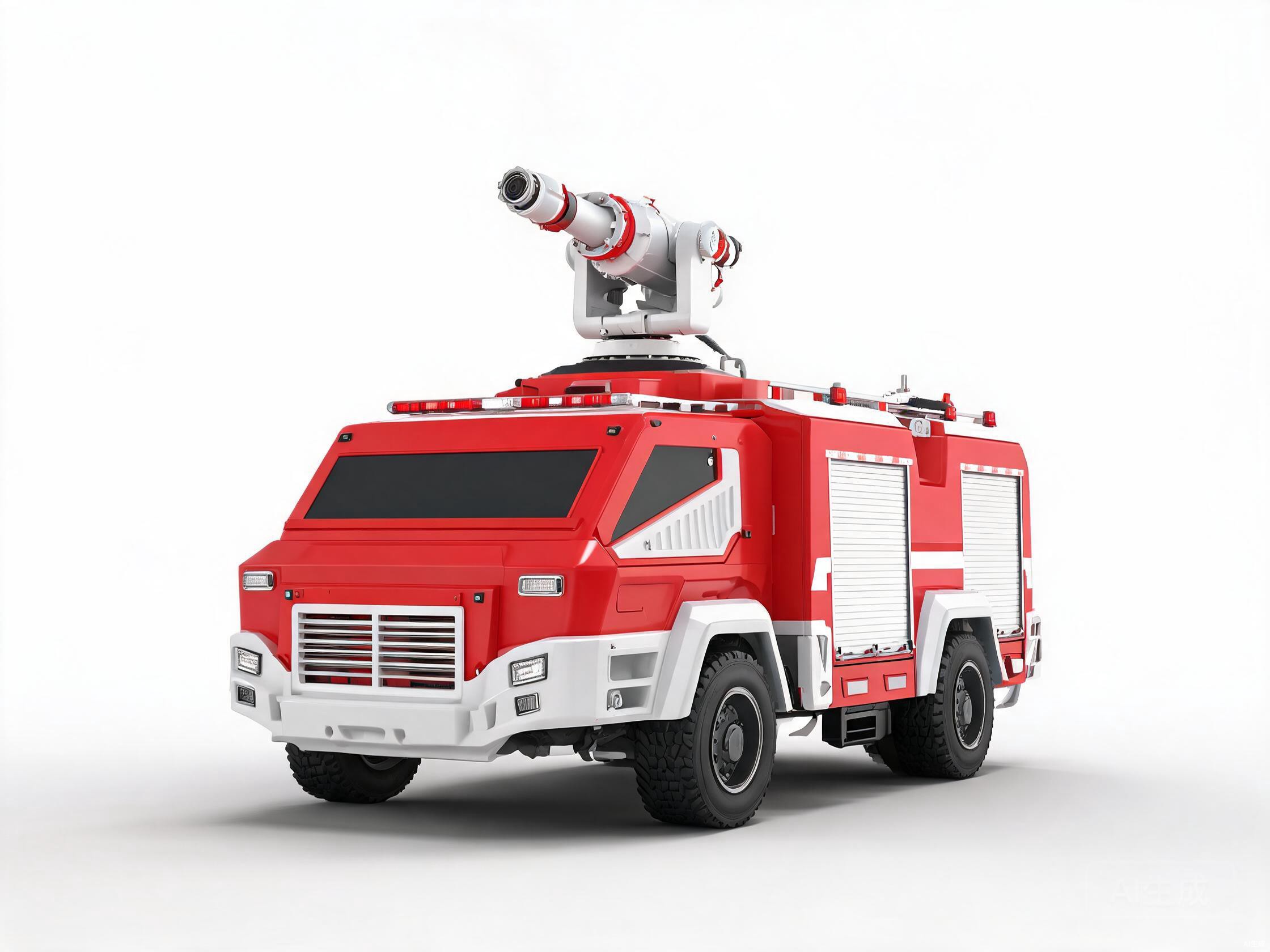 Unmanned Fire Fighting Vehicle